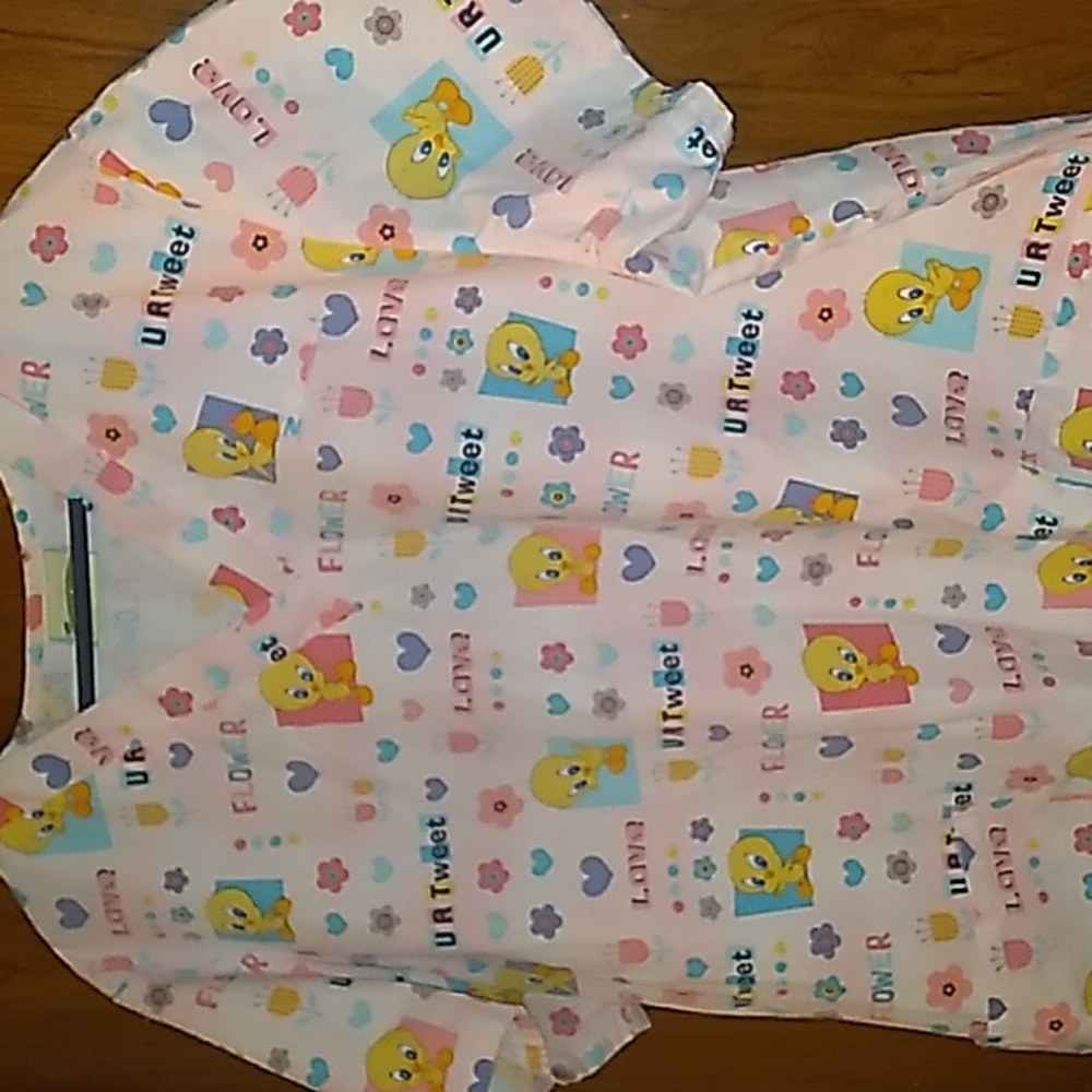 SCRUB TOP 2XL - "BABY LOONIE TOONS"